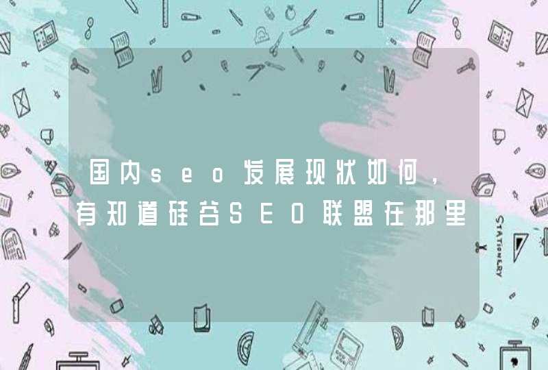 国内seo发展现状如何，有知道硅谷SEO联盟在那里吗？有没有联盟的网址啊？