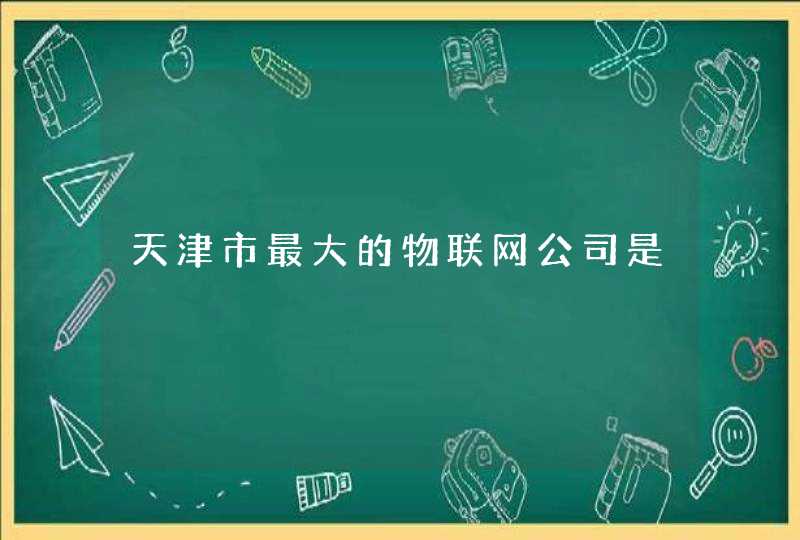 天津市最大的物联网公司是
