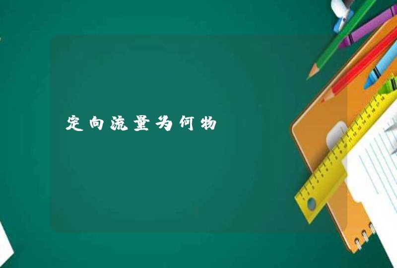 定向流量为何物