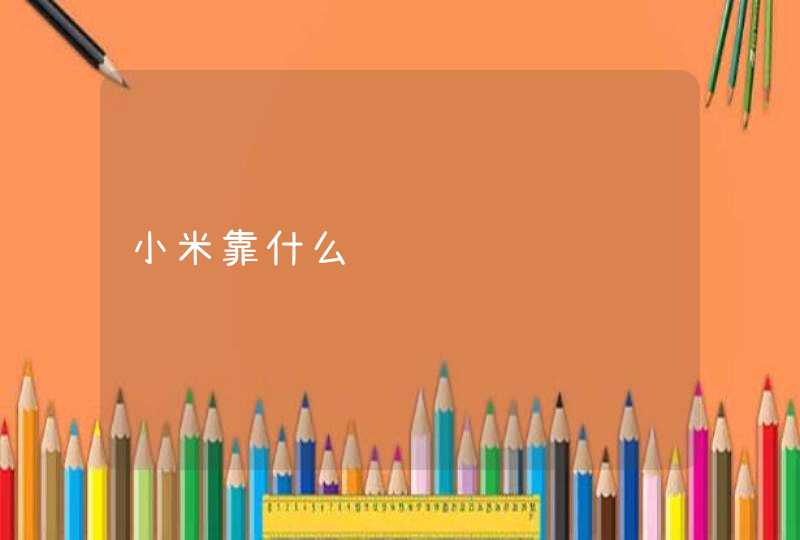 小米靠什么赚钱