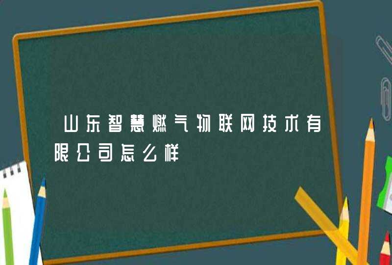 山东智慧燃气物联网技术有限公司怎么样