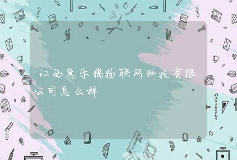 江西惠乐猫物联网科技有限公司怎么样