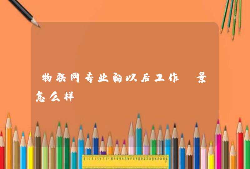 物联网专业的以后工作前景怎么样&gt;