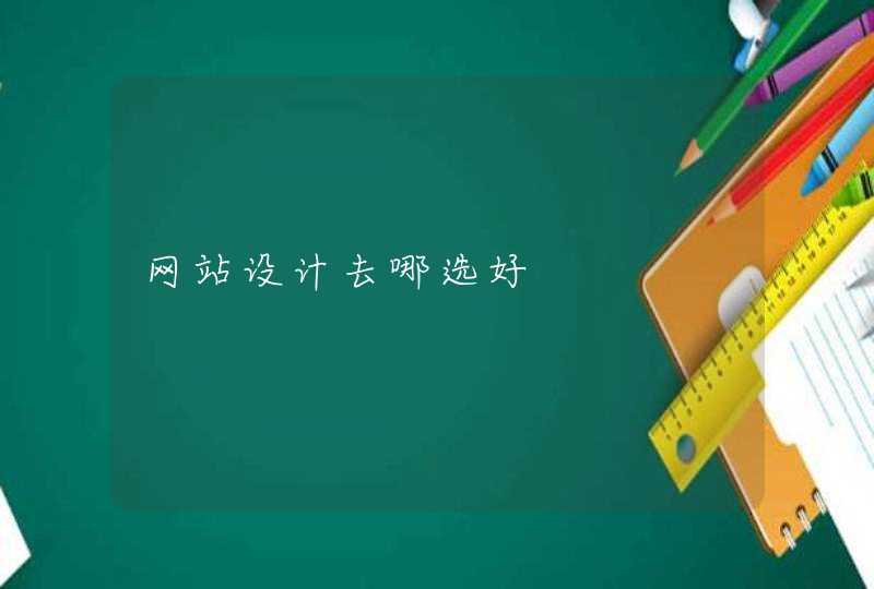 网站设计去哪选好