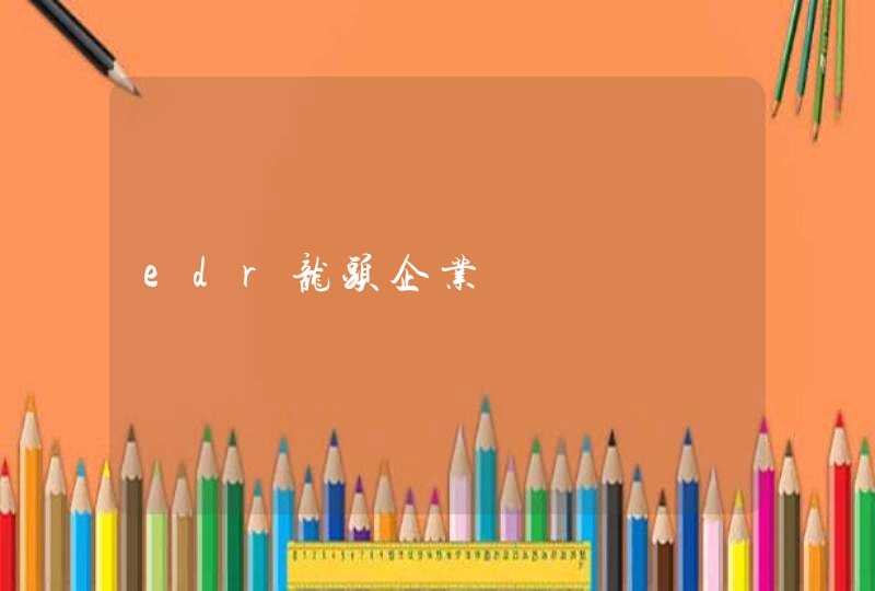 edr龙头企业